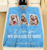 Personalized Blankets - Bad Dad Ever We Love You - Father's Day Gifts
