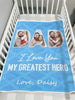Personalized Blankets - Bad Dad Ever We Love You - Father's Day Gifts