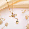 Moving Angel Wing Embrace Heart Necklace with Rose Box – Custom Projection Necklace