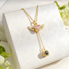 Moving Angel Wing Embrace Heart Necklace with Rose Box – Custom Projection Necklace