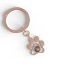 Personalized Paw Projection Photo Keychain – A Heartfelt Keepsake for Pet Lovers