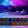 Crystal Lamp Water Ripple Projector Night Light LED Table Lamp