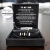 To My Son - You Are Never Walking Alone - Braided Bracelet Set