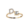 Love Letters Adjustable Initial Rings – A to Z Personalized Gift