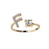 Love Letters Adjustable Initial Rings – A to Z Personalized Gift
