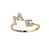 Love Letters Adjustable Initial Rings – A to Z Personalized Gift