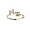 Love Letters Adjustable Initial Rings – A to Z Personalized Gift