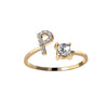 Love Letters Adjustable Initial Rings – A to Z Personalized Gift