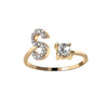 Love Letters Adjustable Initial Rings – A to Z Personalized Gift