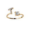 Love Letters Adjustable Initial Rings – A to Z Personalized Gift