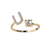 Love Letters Adjustable Initial Rings – A to Z Personalized Gift