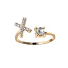 Love Letters Adjustable Initial Rings – A to Z Personalized Gift