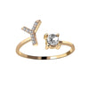 Love Letters Adjustable Initial Rings – A to Z Personalized Gift