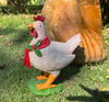 Handcrafted Christmas Rooster Ornaments – Festive Charm with Rustic Elegance