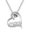 Eternal Rose Rotating Bear - Necklace & Real Rose - Jewelry Gift For Mom