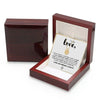 To My Love Necklace | Lucky in Love - 4 Leaf Clover Necklace | Premium Gift Box Set