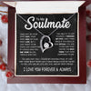To My Soulmate | Your Last Everything | Romantic Gift For Soulmate | Forever Love Necklace