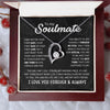 Soulmate To Be Your Last Everything | Romantic Gift For Your Soulmate | Forever Love Necklace