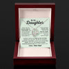 To My Daughter Believe Deep In Your Heart, Forever Love Necklace, Christmas Gift Idea For Daughter