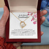 To My Granddaughter | You Are Braver & Stronger | Forever Love Necklace
