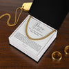 Promise Necklace For Him - Always Remember - Best Gift Ideas For Husband, Boyfriend