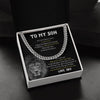 To My Son Gift From Dad | I Believe In You I Am So Proud Of | Cuban Link Chain