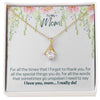 To My Mom | I Love You | Necklace For Mother On Special Day