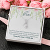 To My Mom | I Love You | Necklace For Mother On Special Day