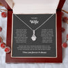 To My Wife | I May Not Be Your First | Necklace & Luxury Gift Box