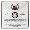 To My Daughter Class Of 2023 | I'll Be There for You | Love Knot Necklace