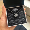 Mom Gift "Special Little Things" Knot Necklace From Son