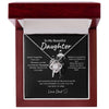 To My Daughter From Dad | Never forger I love you | Love Knot Necklace