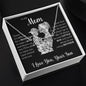 Personalized Signature Name Necklace For Mom, Custom Gift For Mom From Son