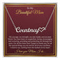 Personalized Name Necklace For Mom With Heart Symbol, Gift For Mom From Son, Mother's day, Christmas, Birthday Gift