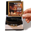 To My Son I This Old Lion Will Always Have Your Back I Love You Forever Bracelet I Gift For Son From Dad