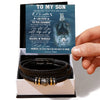 To My Son I Never Feel That You Are Alone I Love You Forever Bracelet I Gift For Son From Dad
