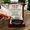 Men's "Love You Forever" Bracelet, Son Just Do Your Best, Unique Gift For Son From Parents