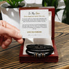 Men's "Love You Forever" Bracelet, Son Remember To Be Awesome, Perfect Gift For Son