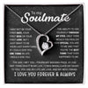 Soulmate To Be Your Last Everything | Romantic Gift For Your Soulmate | Forever Love Necklace