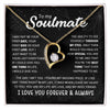 Soulmate To Be Your Last Everything | Romantic Gift For Your Soulmate | Forever Love Necklace