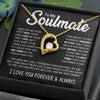 To My Soulmate | Your Last Everything | Romantic Gift For Soulmate | Forever Love Necklace