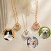 Personalized Pet Engraved Necklace – A Cherished Tribute to Your Furry Companion