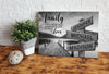 Personalized Canvas Wall Art - River Pier A Little Whole Lot of Love Multi - Names Premium Canvas
