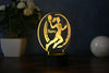 LED Table Lamp with Handball Decoration – Stylish Light for Sports Enthusiasts