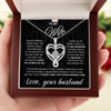 To My Wife | Forever In My Heart | Necklace & Luxury Led Gift Box