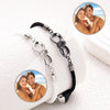 Infinity Custom Photo Projection Bracelet - Unique Couple Gift Idea