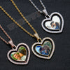 Custom Double-Sided Spinning Photo Pendant – Personalized Keepsake Necklace