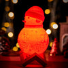 Custom Photo Engraved Night Light Snowman – A Personalized Glow for the Holidays