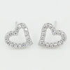 Simple and Elegant Heart-Shaped Earrings – Timeless Love and Sophistication