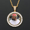Custom Double-Sided Spinning Photo Pendant – Personalized Keepsake Necklace
